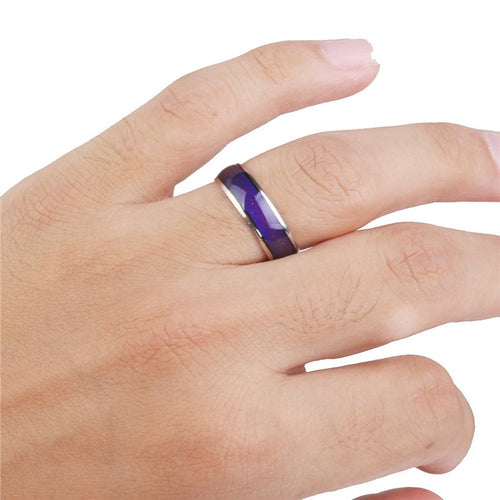 Fashion Unisex 20mm Color Changing Mood Ring Finger Ring